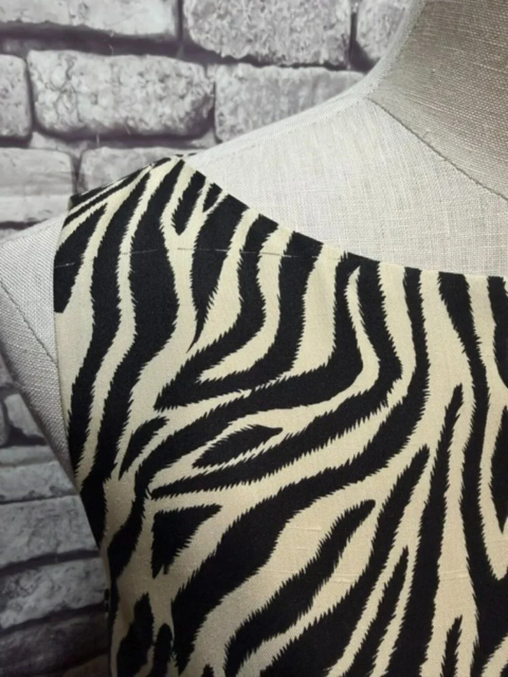 Spenser Jeremy Black & Beige Sleeveless Dress Size 12
